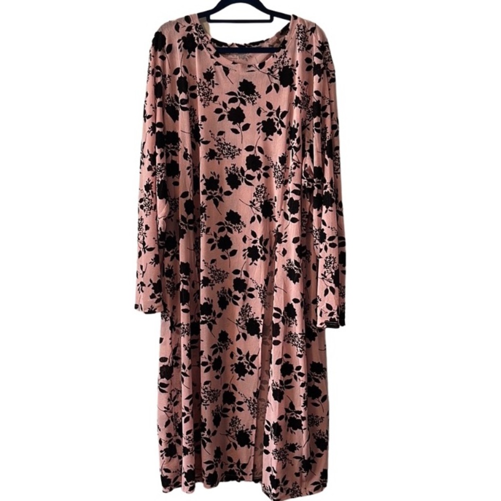 SHEIN | PLUS SIZE | FLORAL PRINT LONGLINE BLOUSE | SIZE 5X